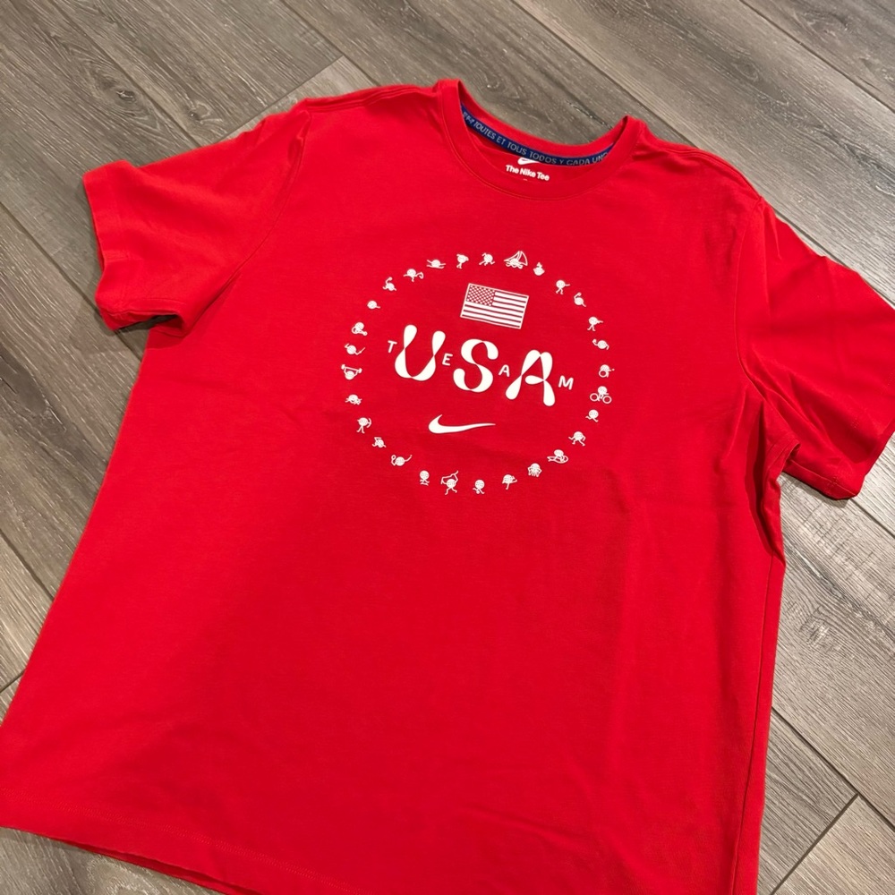 Nike Team USA Olympic Tee T Shirt Mens XL